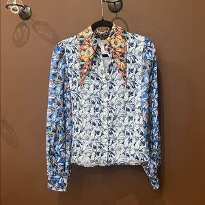 Floral Patterned Women's Top
